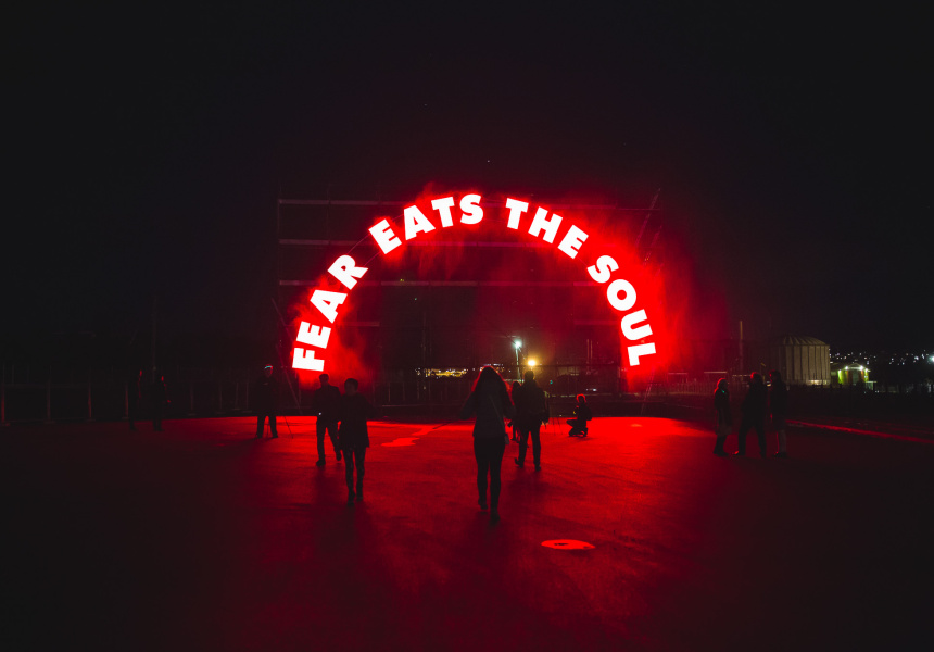 'Fear Eats the Soul' by Michaela Gleave - Dark Mofo 2016. Photography by Phil Kitt.
